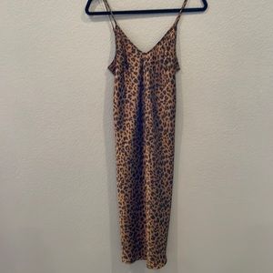 A new day cheetah slip dress
